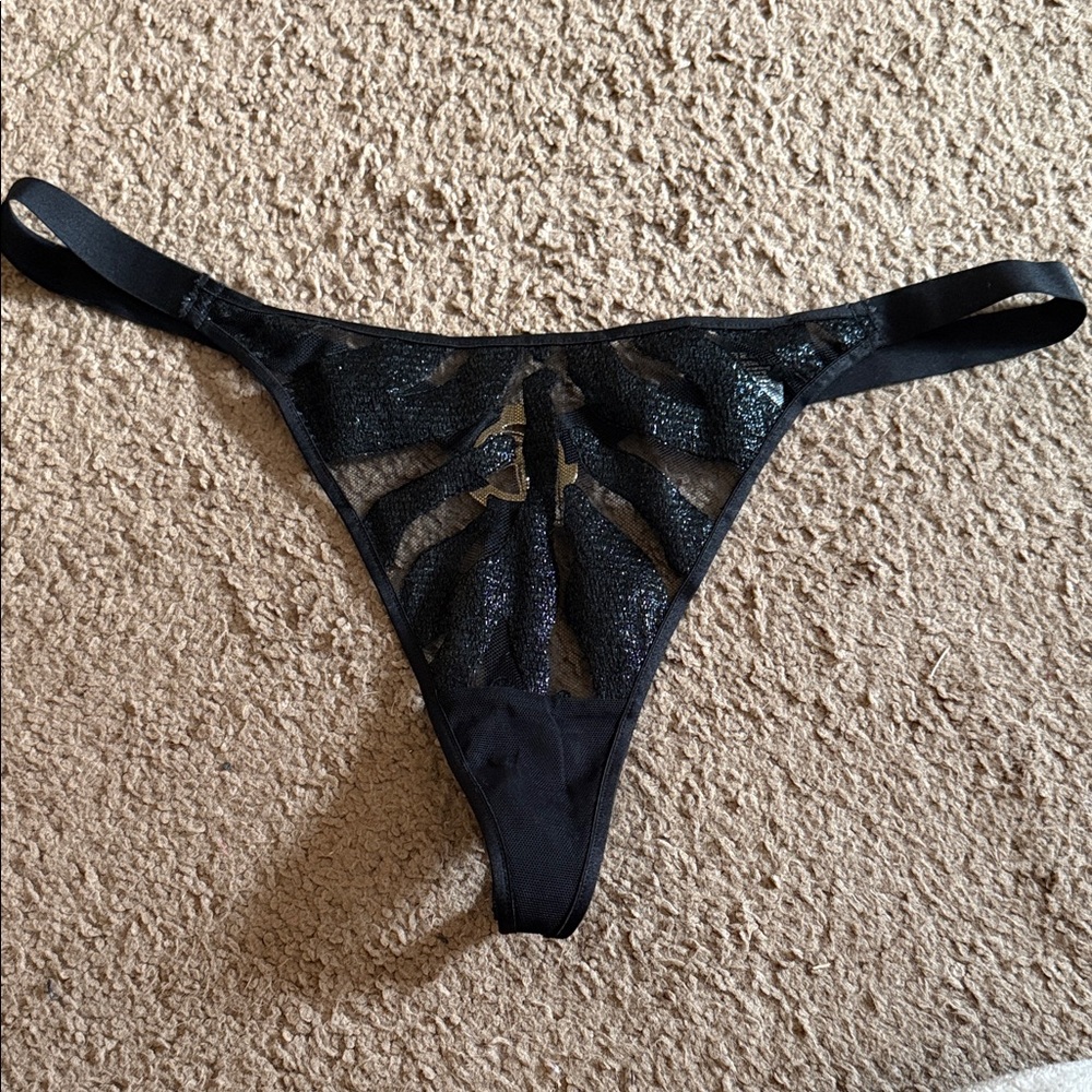 Honey Birdette Prudence zebra mesh thong. New without tags